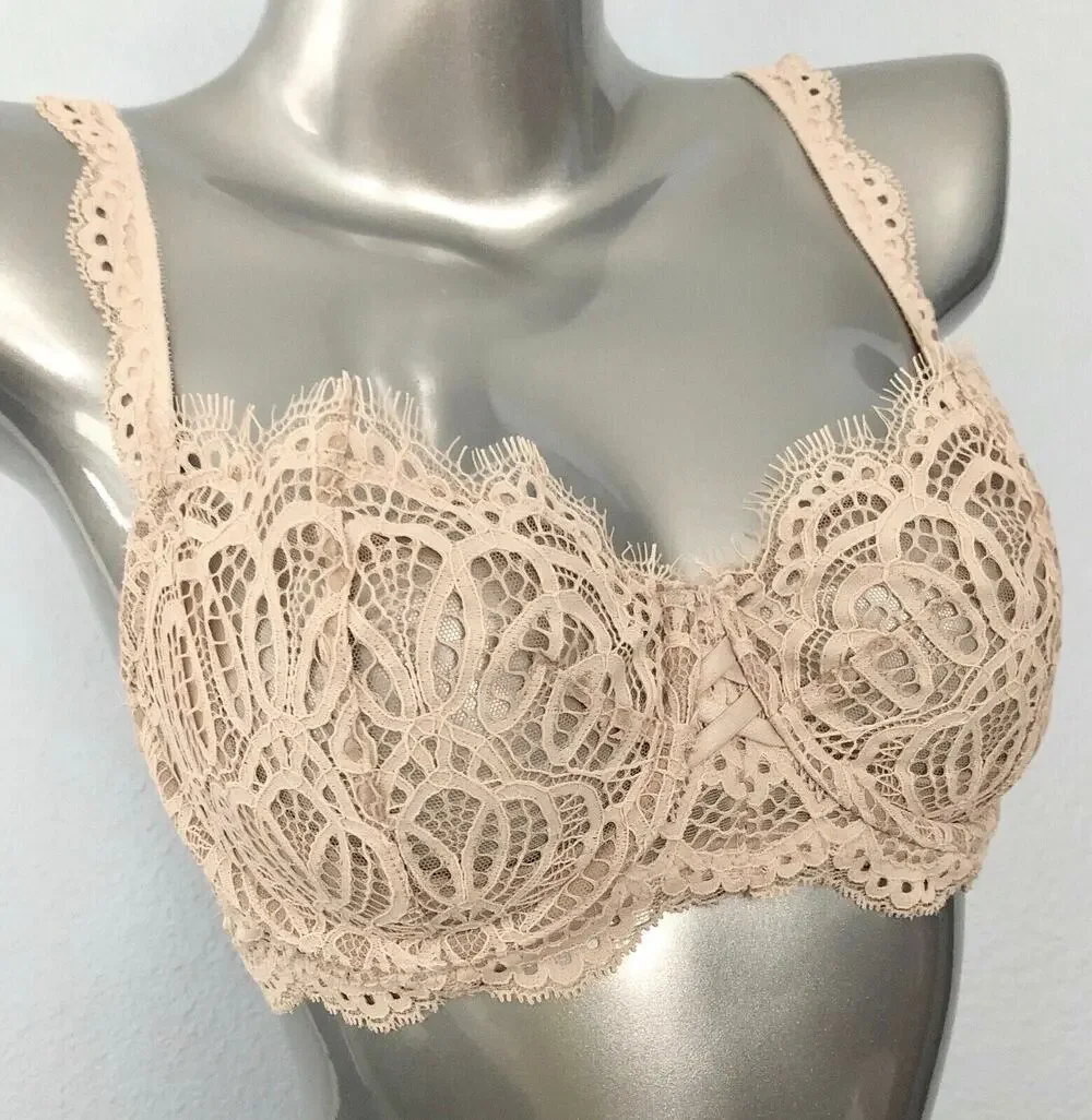 Victoria's Secret Dream Angels Beige Uplift Push Up Without Padding Bra 32C